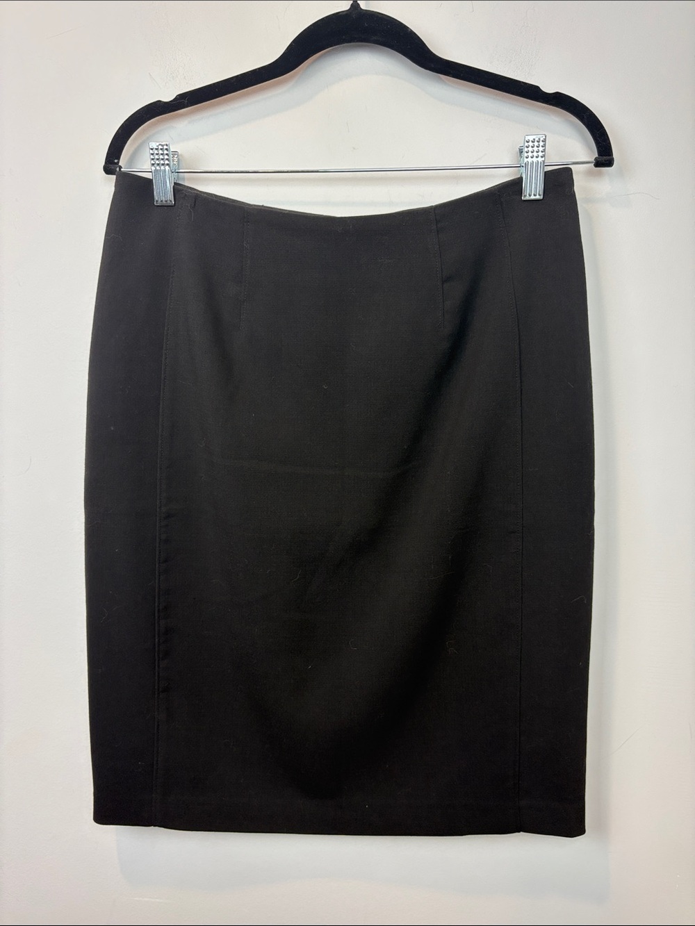Sleek Black Pencil Skirt - Tailored Office Classic